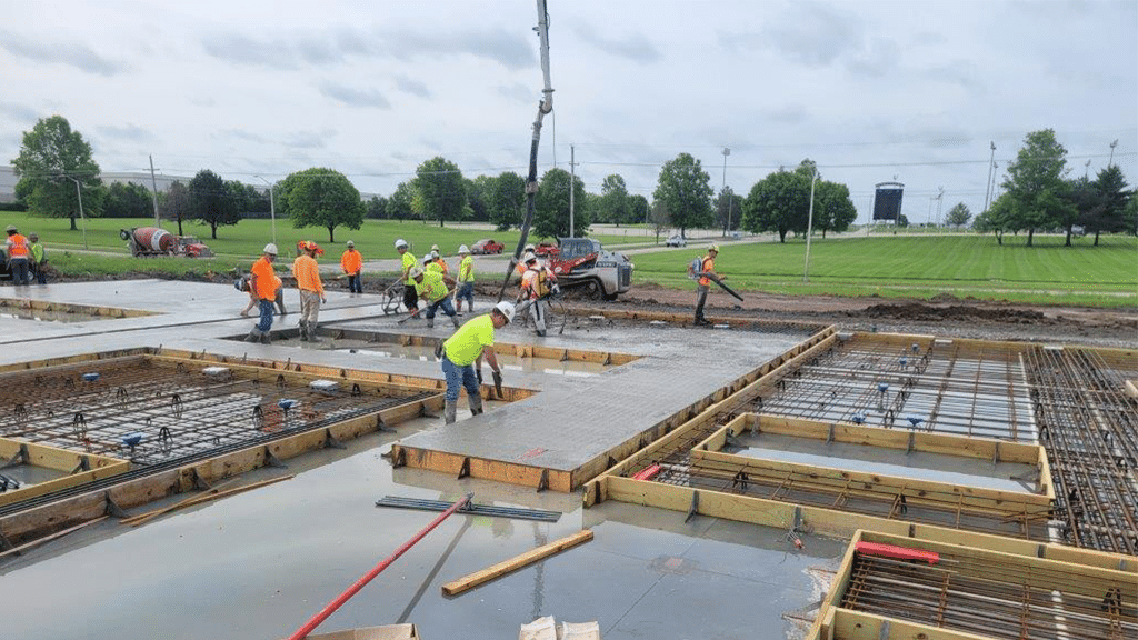 Great Plains Commerce Center construction.