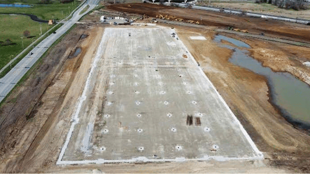 Great Plains Commerce Center construction site.