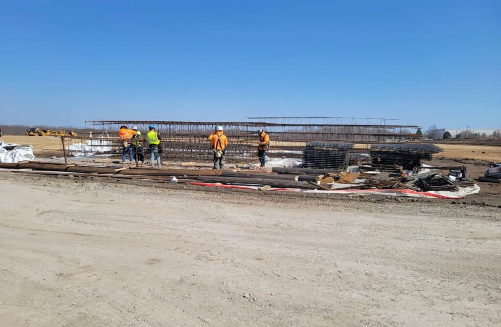Great Plains Commerce Center construction.
