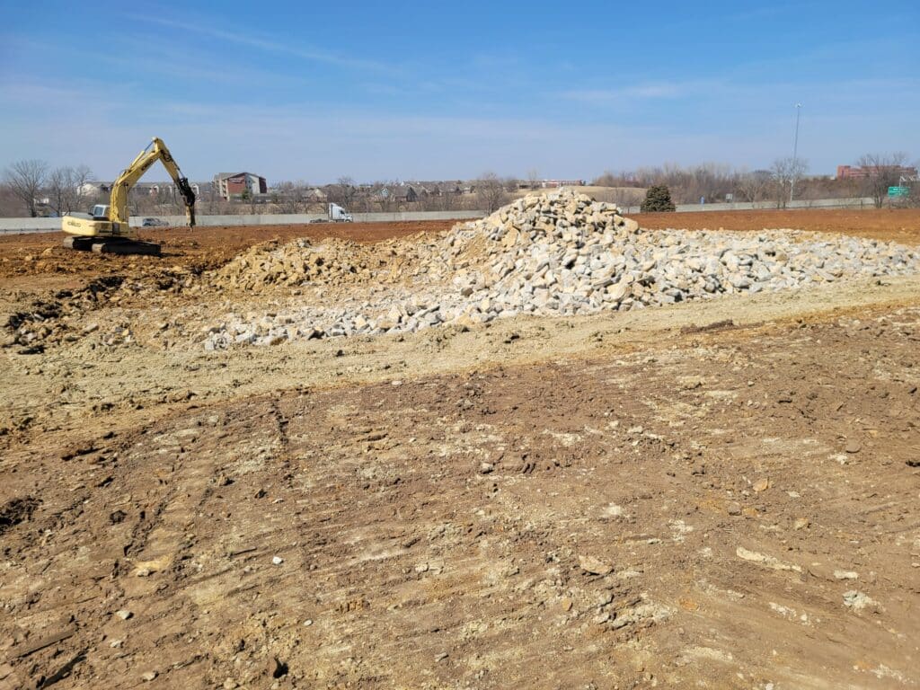 Great Plains Commerce Center construction site.